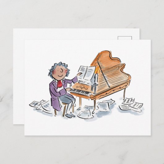 作曲者 ポストカード (正面/裏面)