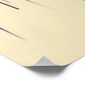 作曲 – 叙情的な抽象芸術18 ポスター (角)