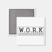 作業おもしろい冷蔵庫用マグネットについて マグネット (正面/裏面)