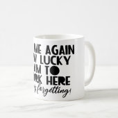 作業おもしろい引用文 コーヒーマグカップ (正面右)