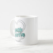 作業のビースティーマグ コーヒーマグカップ (正面左)