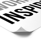 作業の作インスパイア成 ポスター (角)