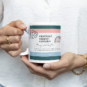 作業の完了 |引用文と写真の共同ギフト コーヒーマグカップ