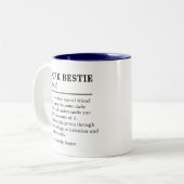 作業の定義とフローラの同僚の名前 ツートーンマグカップ (正面左)