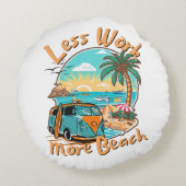 作業の軽減ビーチ ラウンドクッション (裏面)