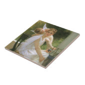 作業を中断Bouguerau、エンジェルポートレート タイル (側面)