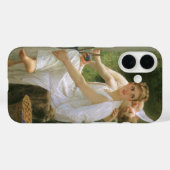 作業を中断Bouguerau、エンジェルポートレート Case-Mate iPhoneケース (裏面 (横))