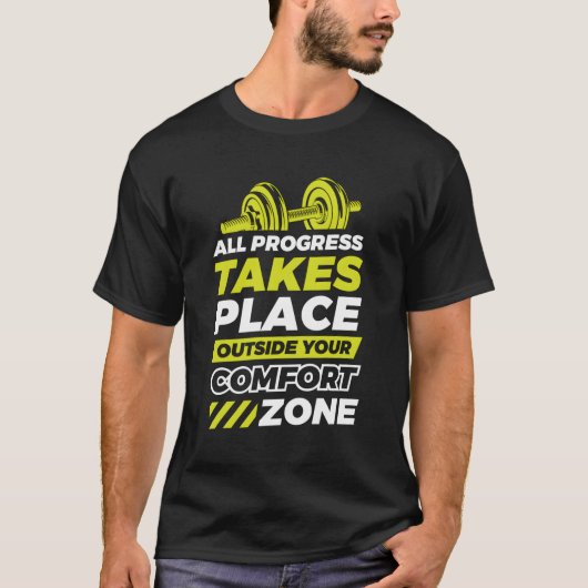 作業エクササイズボディビル Tシャツ (正面)