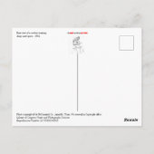 作業カウボーイポストカード ポストカード (裏面)