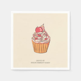 作業カラフルマイルストーンお祝い招待状 スタンダードカクテルナプキン