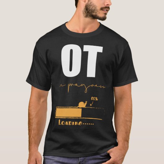 作業セラピスト進行中セラピー Tシャツ (正面)