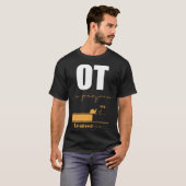 作業セラピスト進行中セラピー Tシャツ (正面フル)