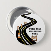 作業ゾーン認識度ボタンバージョン2 缶バッジ (正面&裏面)