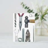 作業ツールのクローズアップ ポストカード (スタンド正面)