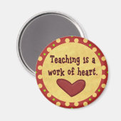 作業ハート先生 マグネット (正面/裏面)