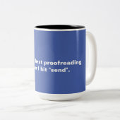 作業ミームマグ ツートーンマグカップ (正面右)