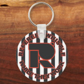 作業中に口笛を吹く キーホルダー (正面)