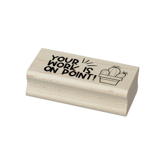 作業中のポイント先生スタンプ ラバースタンプ (スタンプ)