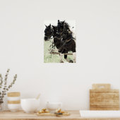 作業中の下書きの挿入 ポスター (キッチン)