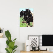 作業中の下書きの挿入 ポスター (ホームオフィス)