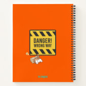 作業中の履歴おもしろい帳ノートブック ノートブック (裏面)