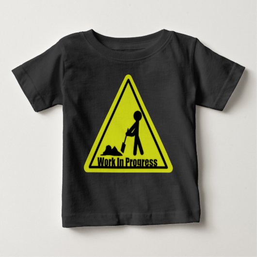 作業中 – カスタマイズ ベビーTシャツ (正面)