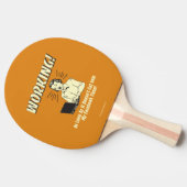 作業中： Facebookの時間に切り替え 卓球ラケット (横)