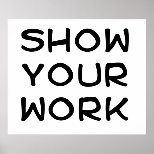 作業内容の表示 ポスター (正面)