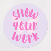 作業内容の表示 ラベル (デザイン2)