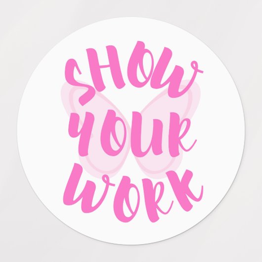 作業内容の表示 ラベル (デザイン1)