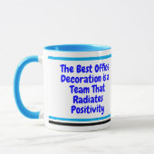 作業前向きチーム(共同作業者ギフトやる気を起こさせる) マグカップ (左)