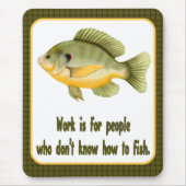 作業又は魚 マウスパッド (正面)