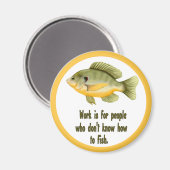 作業又は魚 マグネット (正面/裏面)