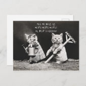 作業子猫 シーズンポストカード (正面/裏面)