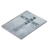 作業感動的懸命祈ハードクロスブルー ノートブック (左側)