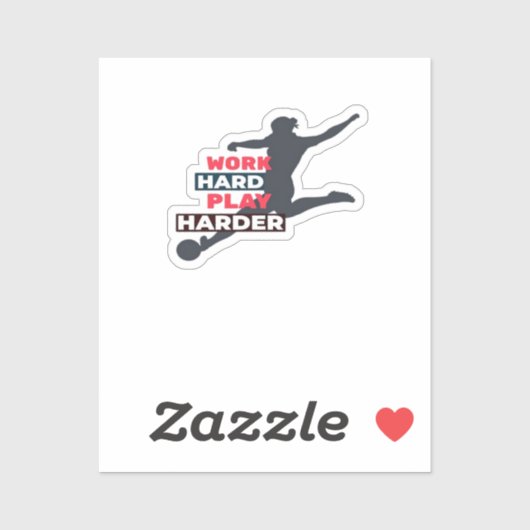 作業懸命その懸命女子サッカー選手Clasi シール (シート)