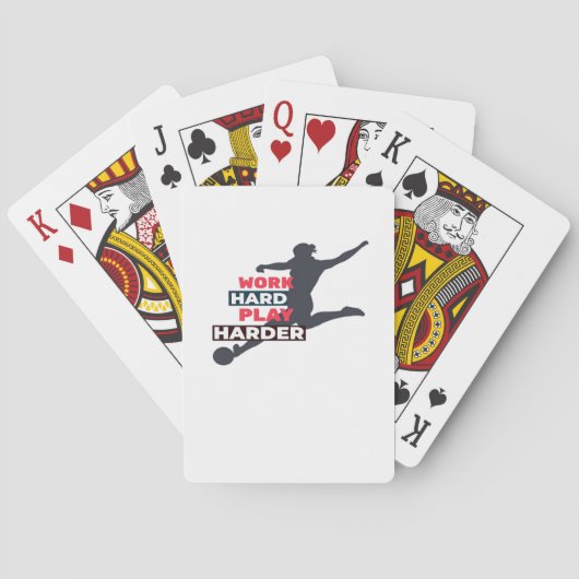 作業懸命その懸命女子サッカー選手Clasi トランプ (裏面)