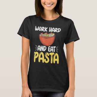 作業懸命と食べパター恋人 Tシャツ