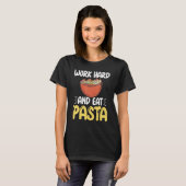 作業懸命と食べパター恋人 Tシャツ (正面フル)