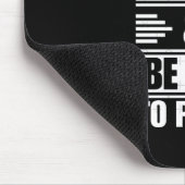 作業懸命は人に優しいステッカー マウスパッド (コーナー)