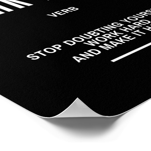 作業懸命やる気を起こさせる引用文 ポスター (角)