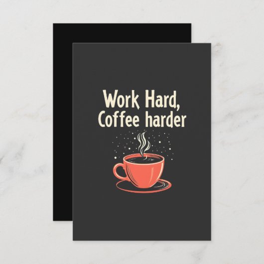 作業懸命コーヒーハードカフェインおもしろい恋人 セーブザデート (正面/裏面)