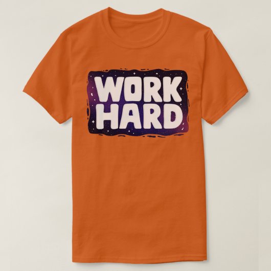 作業懸命スター銀河系ビジネス起業家ギフト Tシャツ (デザイン正面)