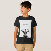 作業懸命ステッカー1 Tシャツ (正面フル)