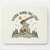 作業懸命ダイファストスカルAx マウスパッド (正面)