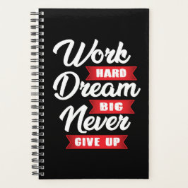 作業懸命ドリームビッグノー与えプ |やる気を起こさせる | プランナー手帳