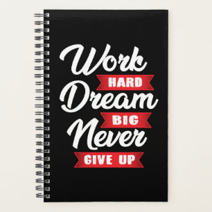作業懸命ドリームビッグノー与えプ やる気を起こさせる プランナー手帳