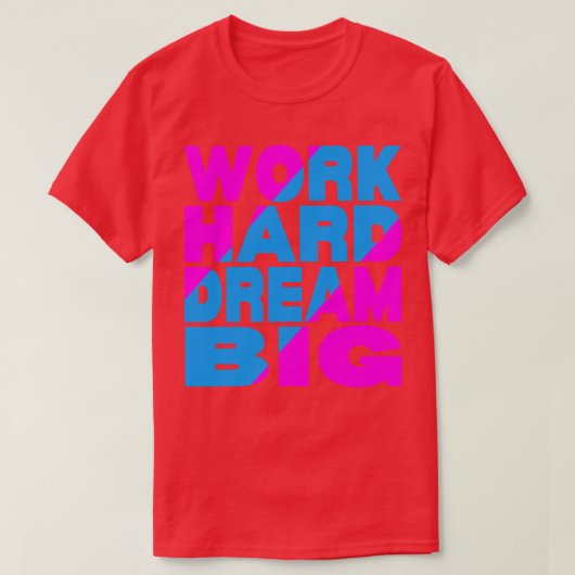 作業懸命ドリームbig 13 tシャツ (デザイン正面)