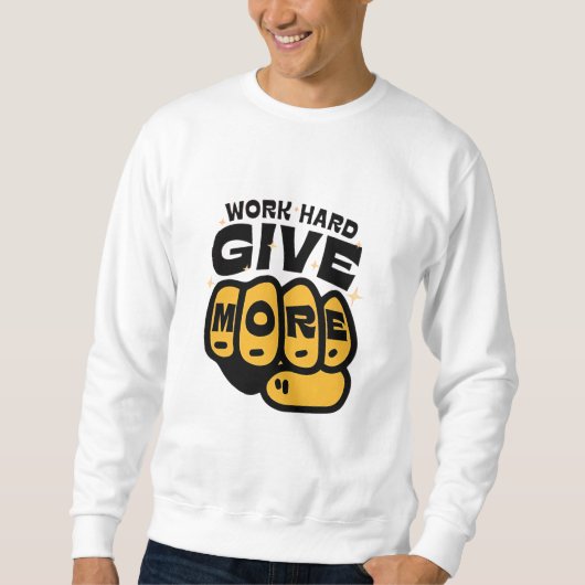 「作業懸命与え、その他- Empowering Fifst Bump Tee」 スウェットシャツ (正面)