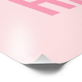 作業懸命列車フィットネスやる気を起こさせる引用文ピンク フォトプリント            (角)